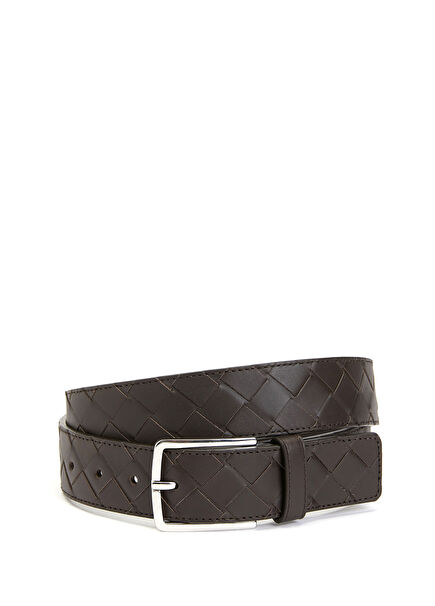 Brown Men's Leather Belt