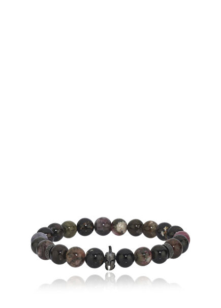 Helmet 925 Ayar Gümüş Turmalin Erkek Bileklik