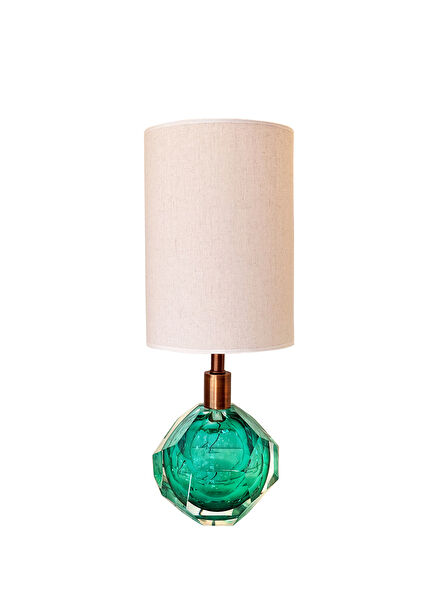 Emerald Yeşil Cam Abajur