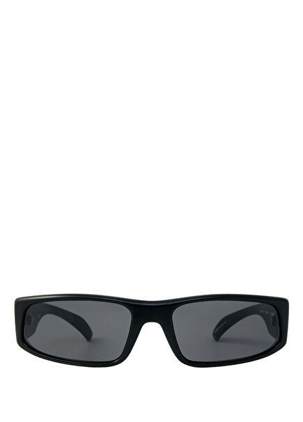 California Acetate Black Unisex Sunglasses