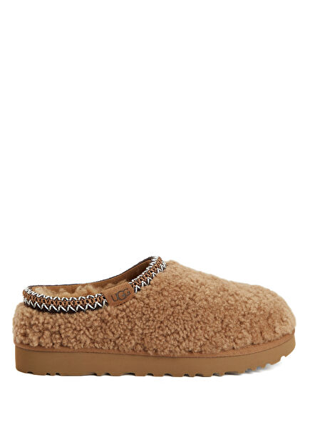 Tasman Maxi Curly Tan Women's Slippers