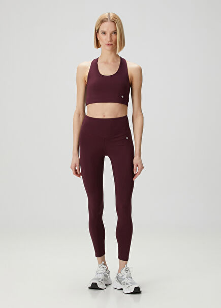 Blake Burgundy Leggings