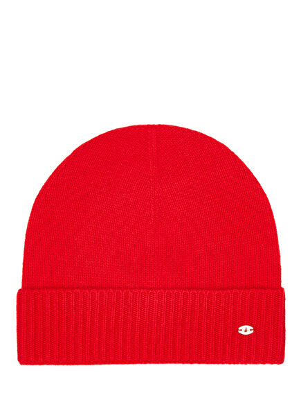 Red Women's Cashmere Beanie