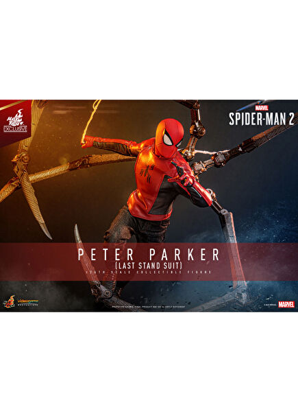 Peter Parker Last Stand Suit Figür