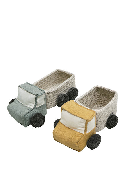 Set of Mini Truck Çocuk Odası Düzenleyici Sepet