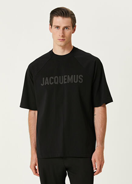 Black Logo Printed T-Shirt