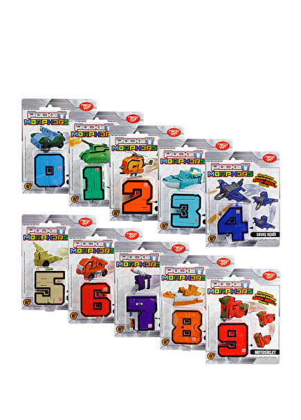 Dönüşebilen Numaralar 10'lu Araç Seti