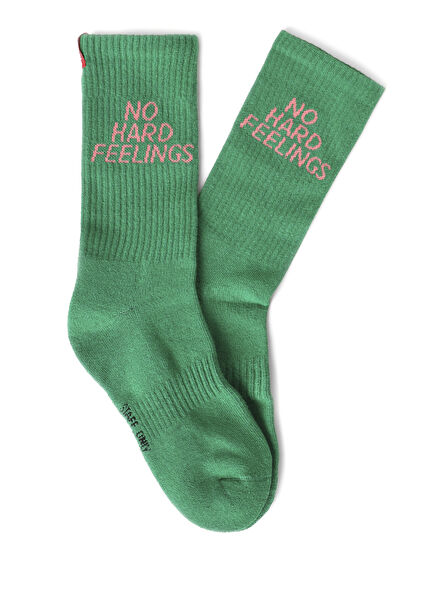 No Hard Feelings Green Organic Cotton Men's Athletic Socks