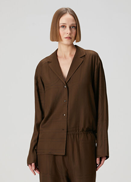 Koyu Kahverengi Gömlek
