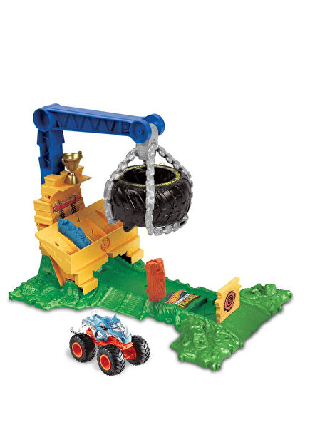 Monster Trucks Arenada Rhinomite Mücadelesi Oyun Seti HTP18