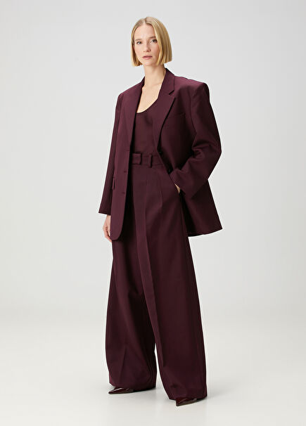 Lou Burgundy Pants