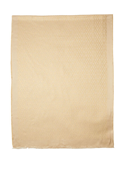 Cream Women's Silk Shawl