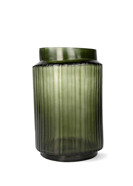 Toned Light Steelgrey Black Steelgrey Glass Extra Large Size Decorative Object