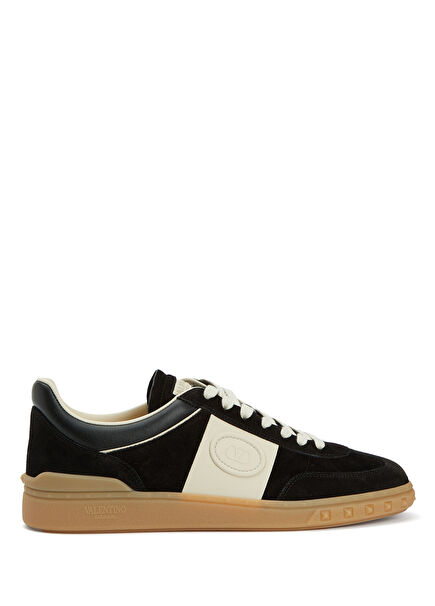 Upvillage Siyah Krem Erkek Deri Sneaker
