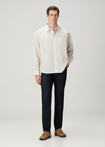 Slim Fit Siyah Jean Pantolon