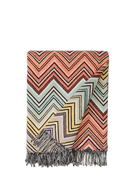 Perseo Patterned Wool Throw