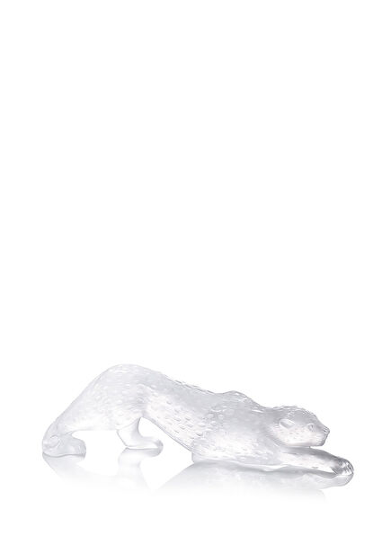 Zeila Panther Large Şeffaf Kristal Obje