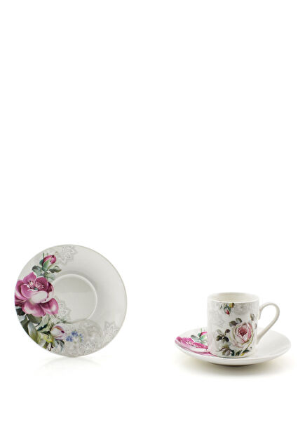 Manoli Porcelain 12 Piece Coffee Cup Set