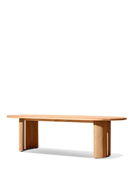 Minevra Naturel Ahşap Bahçe Masası