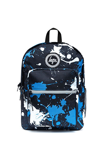 Splatter Utility Black Unisex Kids Backpack