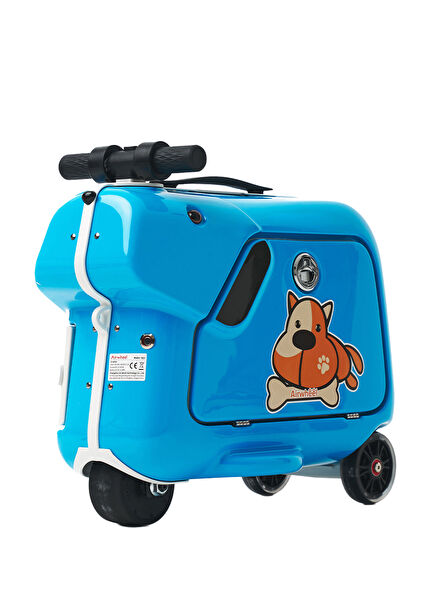 SQ3 Elektrikli Bilinebilir 3 Tekerlekli Çocuklar için Kabin Boy Scooter Valiz