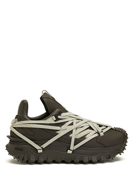 X Moncler Trailgrip Megalace Erkek Deri Sneaker