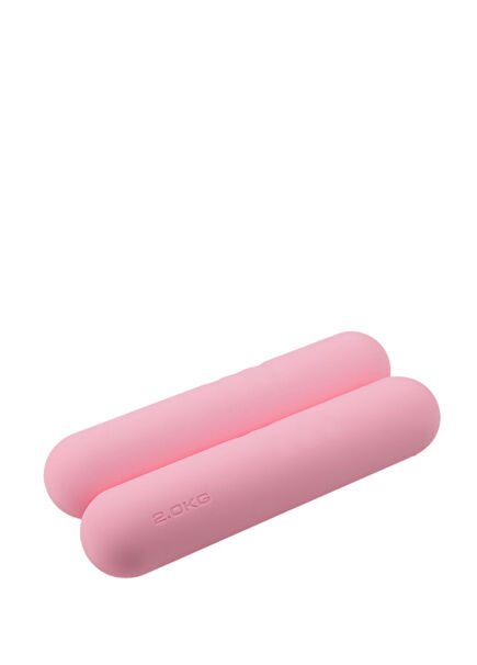 Açık Pembe Silikon Dumbell Seti̇ 2 kg