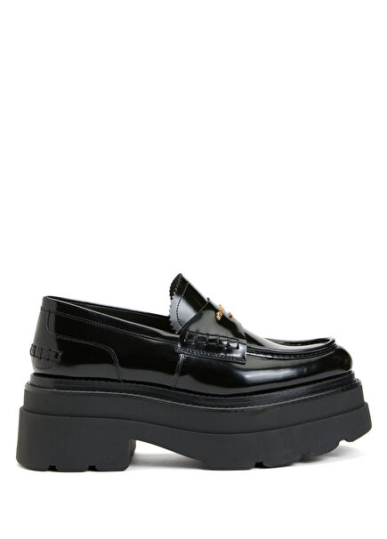 Carter Black Women's Leather Loafer
