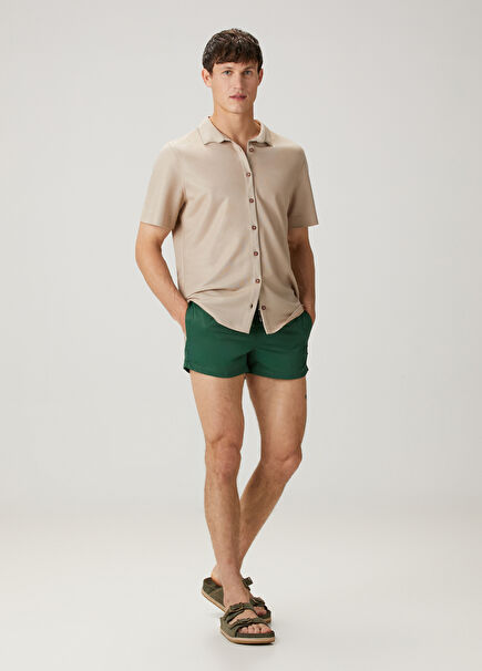 Fergus Khaki Waist Corded Swimsuit