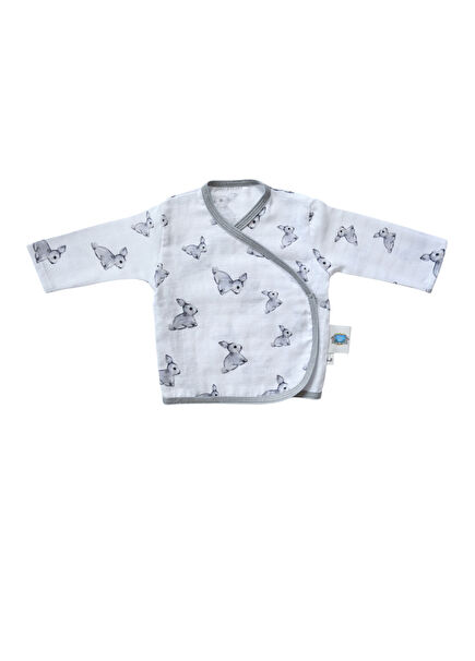 Iconique Lapin Muslin Unisex Baby Kimono Cardigan