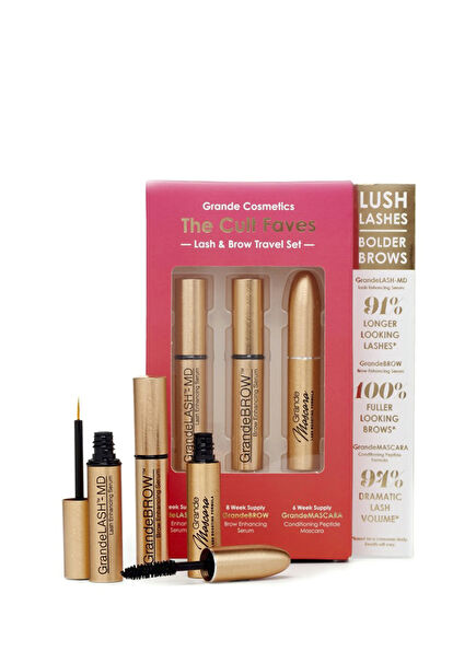 The Cult Faves 3'lü Güçlendirici Kaş ve Kirpik Bakım Seti