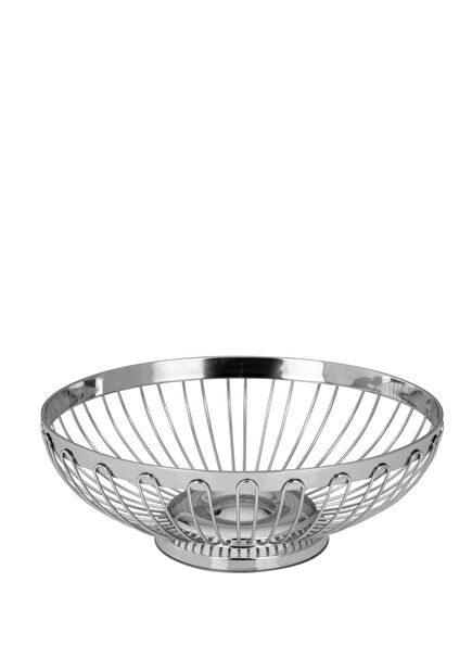 Gümüş Oval Ekmek Sepeti