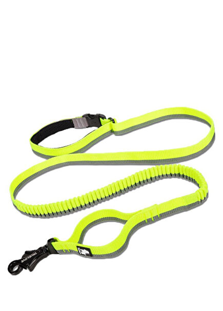 Neon Sarı Anti-Shock Yumuşak Köpek Tasma Kayışı