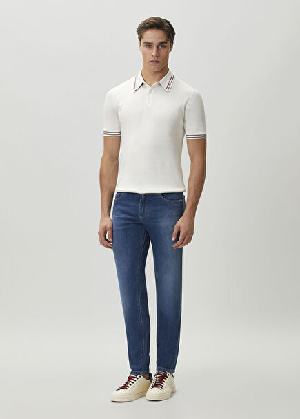 Slim Fit Blue Jeans