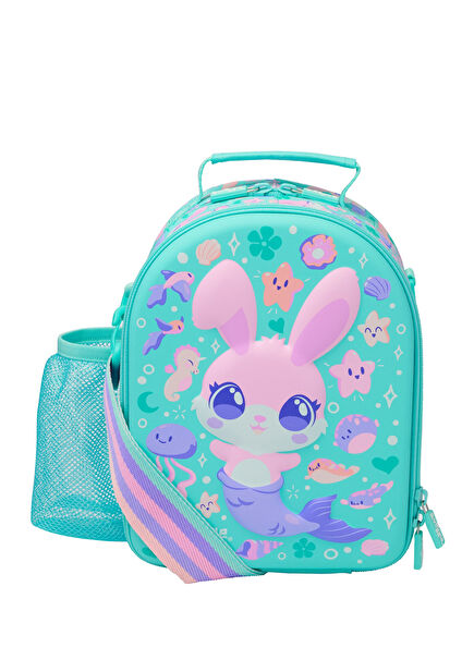 Curious Rabbit Print Hanging Girls' Lunchbox