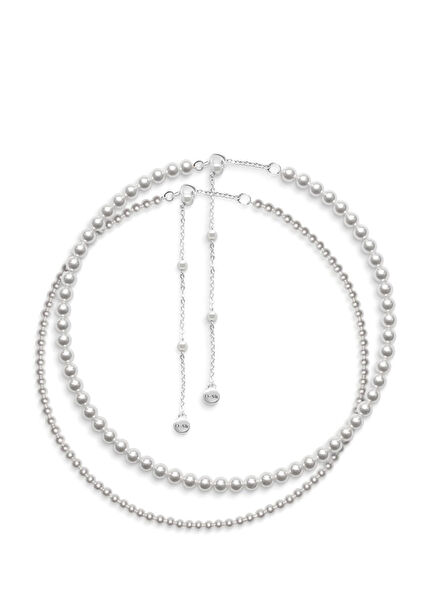 P Chokers 925 Sterling Silver Women's Pearl Choker Necklace