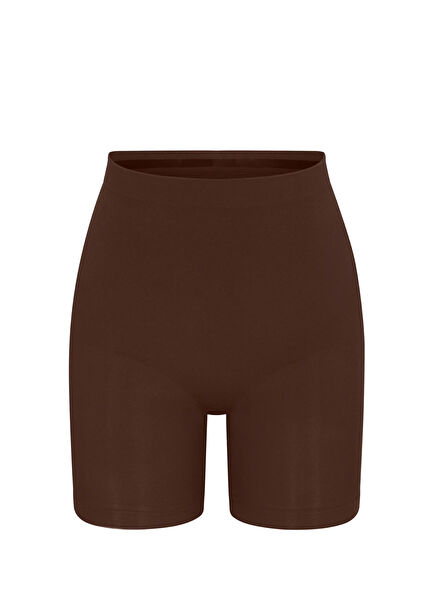 Mid Dark Brown Short Leggings