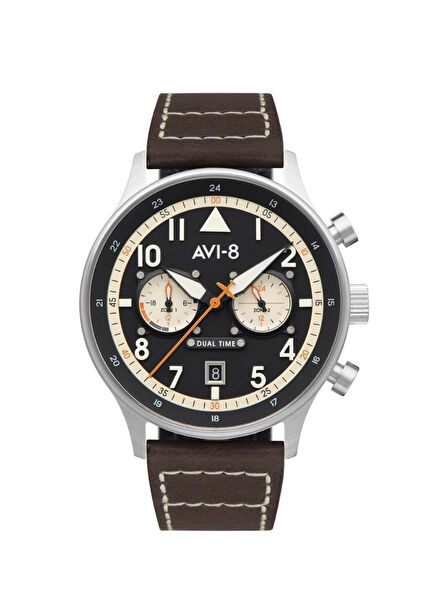 AV-4088-01 Kahverengi Deri Erkek Kol Saati