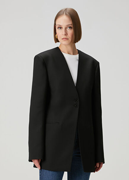 Winsen Siyah Blazer