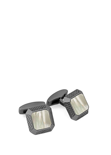 Silver Square Cufflink