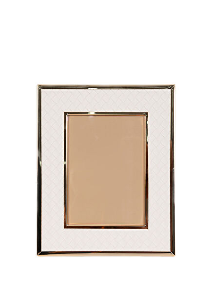 Via Cream Gold Metal Çerçeve 13 x 18 cm