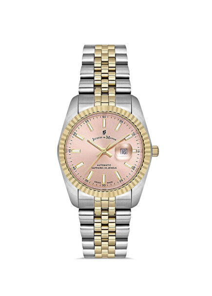 JWL04126 Sellita SW100 25 Jewels Swiss Made Gümüş Çelik Kadın Kol Saati