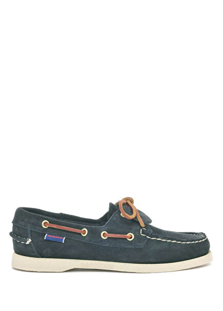 Portland Artisan Lacivert Kadın Süet Loafer