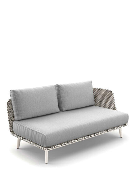 Mbarq Pepper Alçak Sırtlı İkili Sol Modül Bahçe Koltuğu