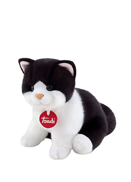 Kitten Brad Black White Peluş Oyuncak 