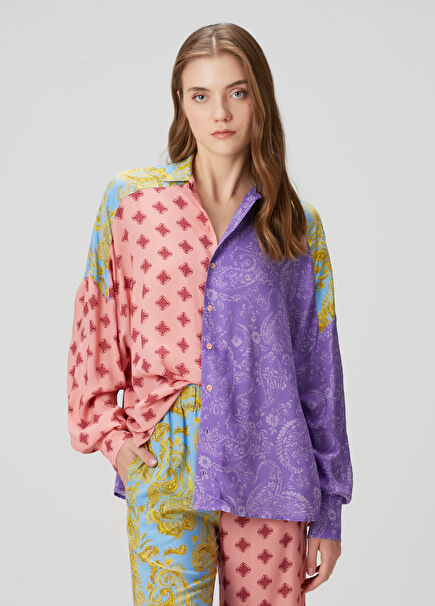 Şal Desenli Gömlek