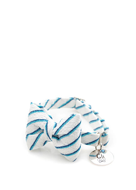 Sea Bowtie Cat Collar