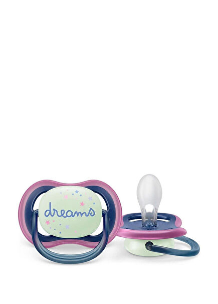 Dreams Purple Ultra Air Night 6-18 Months 2-Pack Pacifier
