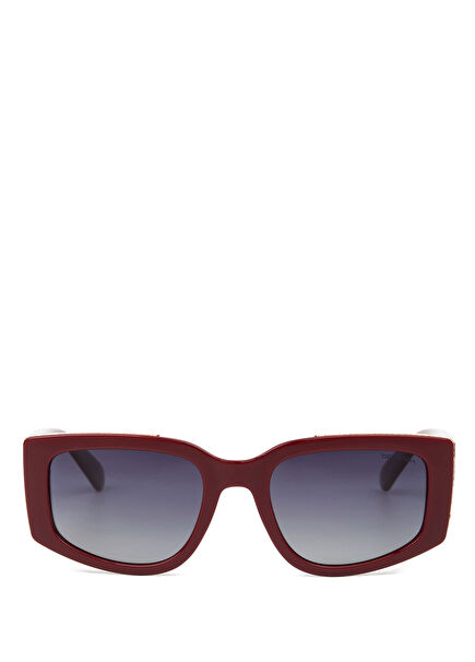 DS 2309 C3 Burgundy Gold Acetate Women's Sunglasses