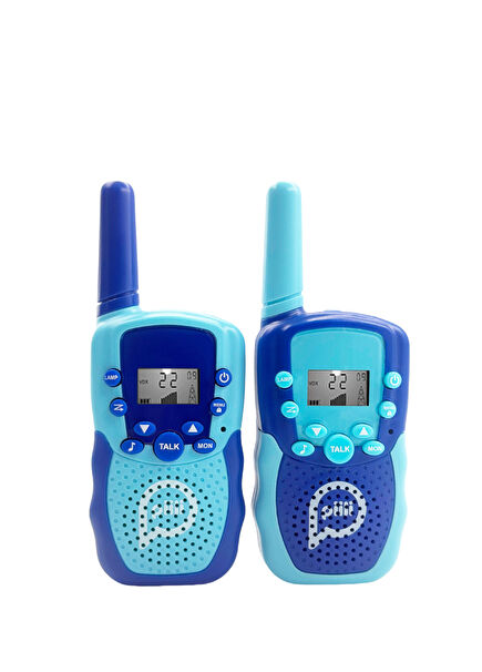 Lacivert Mavi Çocuk 2'li Telsiz Seti